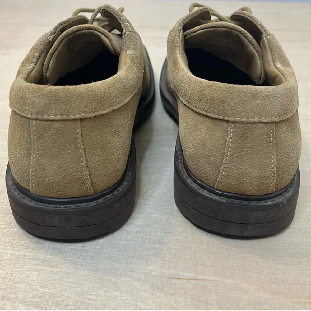 Oxford Lace Up Shoes Red Wing Tan Suede Leather Size 8